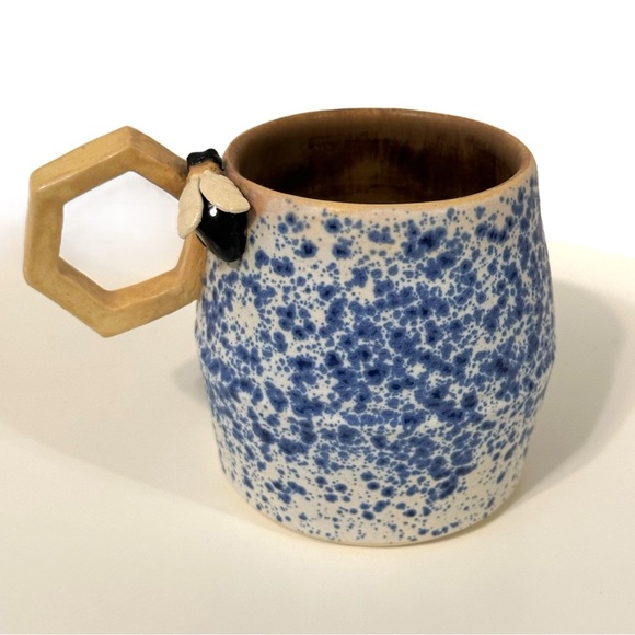 Hand Crafted Other - BEE - handmade stoneware mug